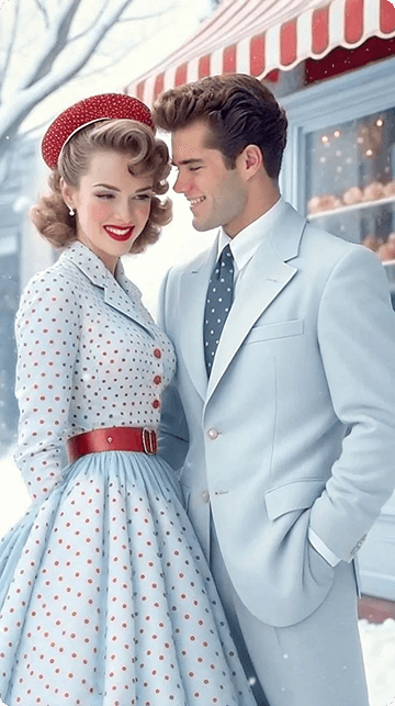 Vintage couple